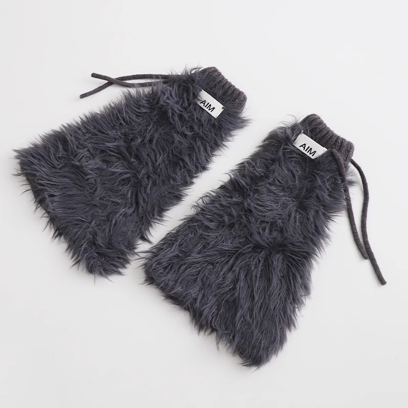 Set de leg warmers și șosete pentru picioare din lână, lungime medie, pentru femei – încălzire, culoare uni, stil business casual