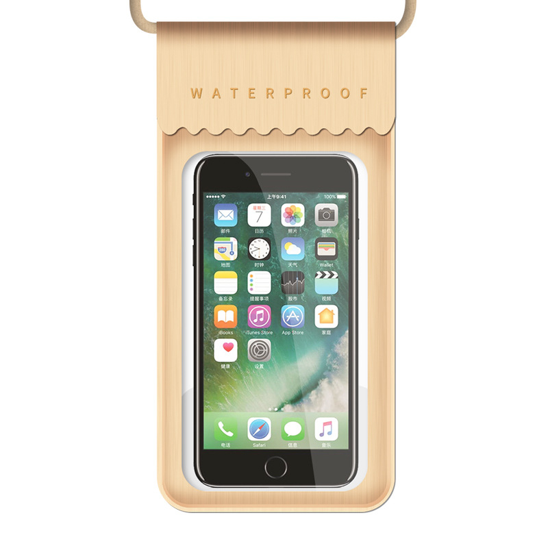 Vanjska vodootporna torbica za telefon – PVC, proziran zatvoren dizajn, mogućnost tiska logotipa, prilagodba