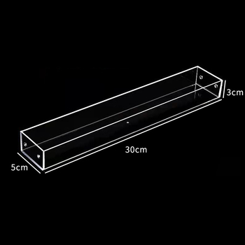 PS пластмасова многоетажна витрина за козметика и лак за нокти, стъпаловиден дизайн, 3-5 нива, инжекционно формована