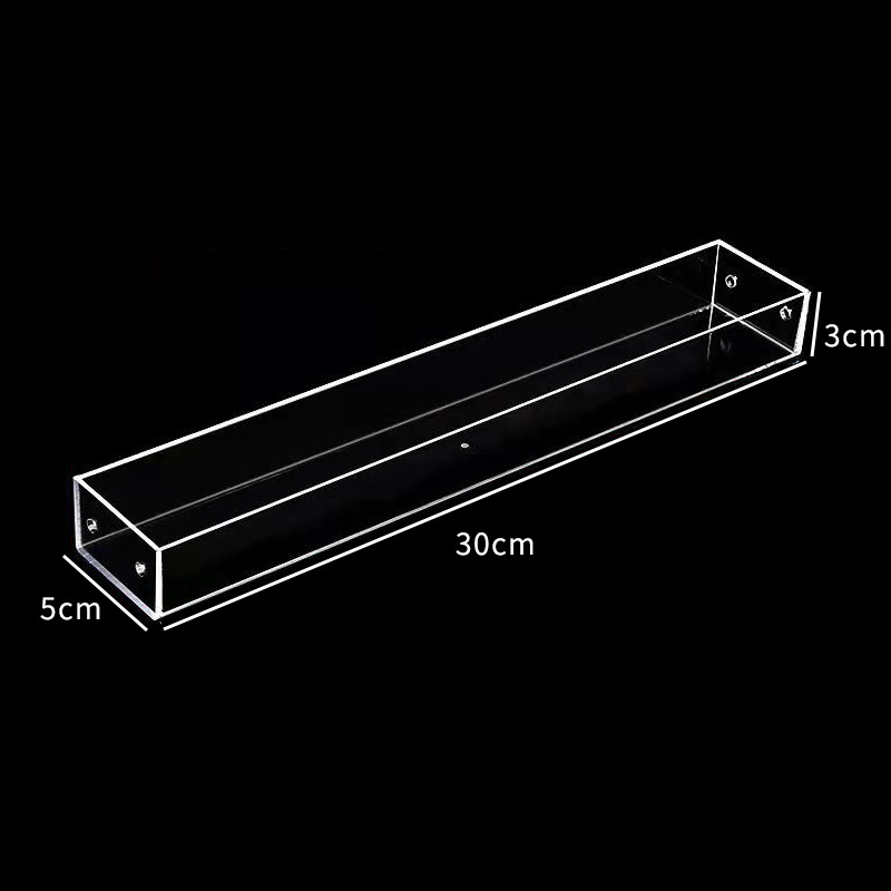 PS пластмасова многоетажна витрина за козметика и лак за нокти, стъпаловиден дизайн, 3-5 нива, инжекционно формована