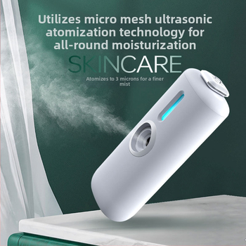 Nano veidojošas veidojimas veidojošas sejos purkštuvės – nešiojamas įkraunamas grožio įrenginys, šaltas purškimas, 0,1 ml/min purškimas, 5V USB maitinimas, ABS korpusas