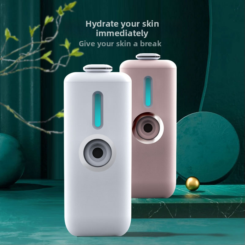 Nano näopuhastus pihusti – kaasaskantav laetav iluaparaat, külm pihustus, 0,1 ml/min pihustuskiirus, 5V USB toide, ABS korpus