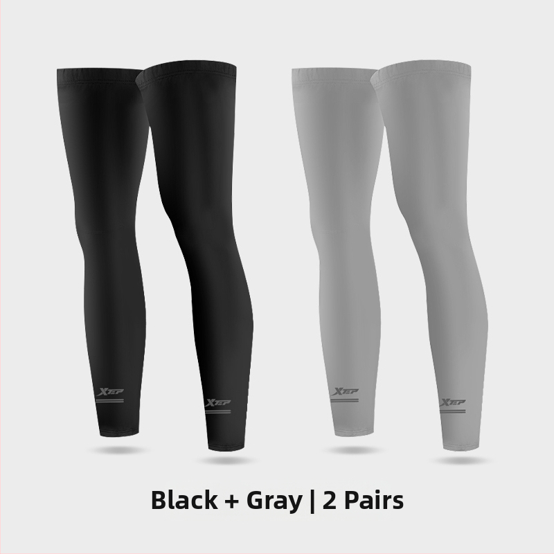 Lungi bandaje pentru picioare cu acoperire pentru picior – protecție UV Ice Silk, respirabile, material LYCRA-SPANDEX
