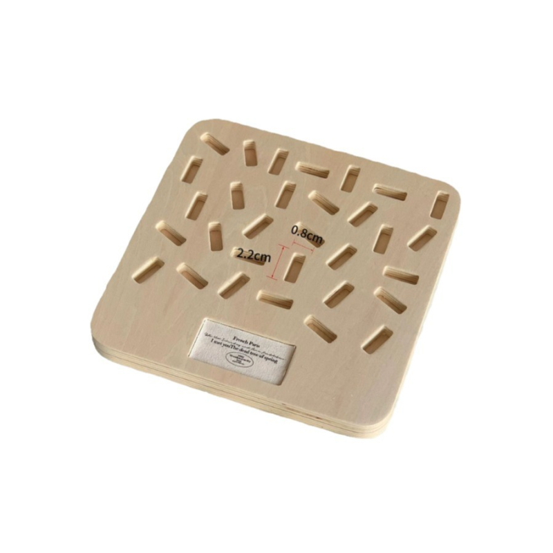 Дървена платка за показване на бижута, едно парче, нестандартна форма, дървена сплайс конструкция, артистичен стил