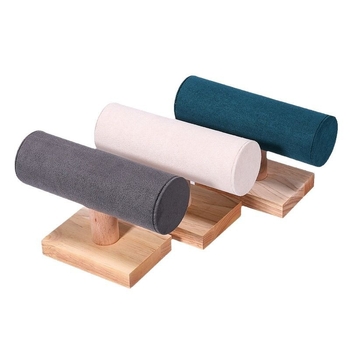 Стойка за бижута с I-образен дисплей, дървена конструкция, първи слой, артистичен стил, слепване