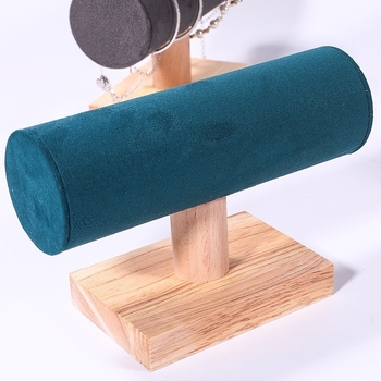 Стойка за бижута с I-образен дисплей, дървена конструкция, първи слой, артистичен стил, слепване