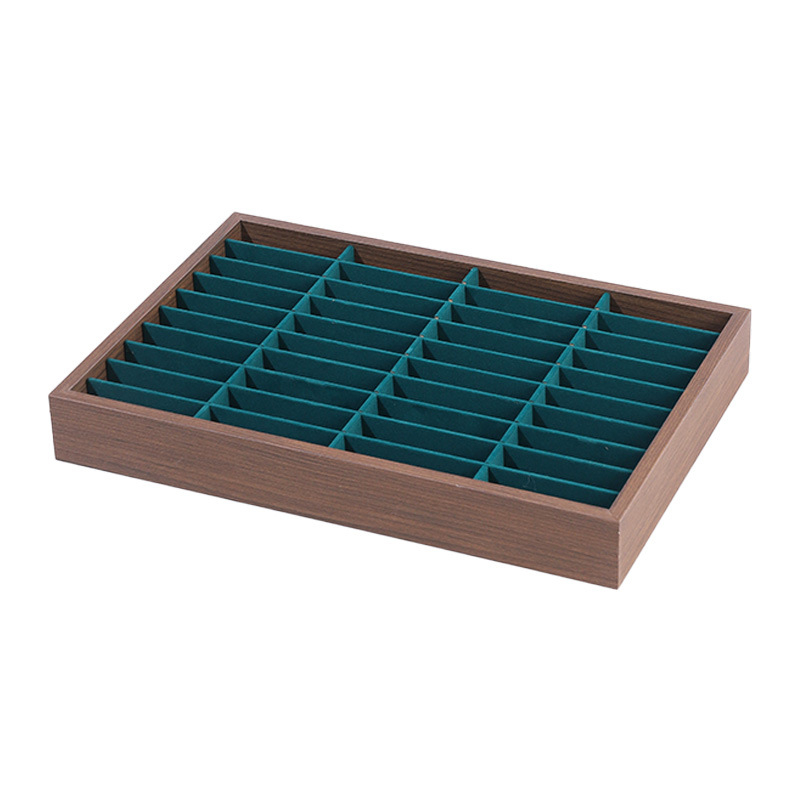 Дисплей тава за гривни с 40 позиции, дъска с плътност, настолен рафт за бижута, класически китайски стил, 1 ниво