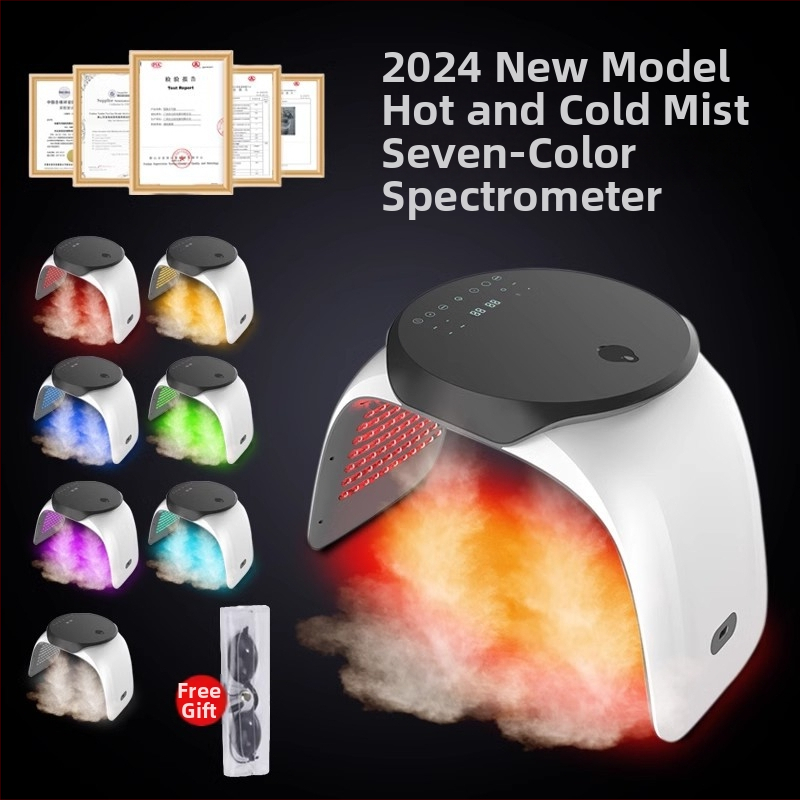 Shunmei Komerčný kozmetický prístroj na hydratáciu, omladenie pokožky a zosvetlenie, káblový a prenosný dizajn, IPX2 vodotesný, bez zabudovanej batérie