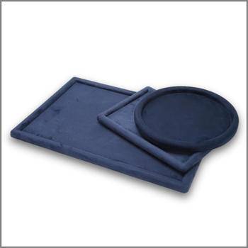 Подложка за бижута в скандинавски стил от фланел, еднослойна, висок клас, шевно изпълнение