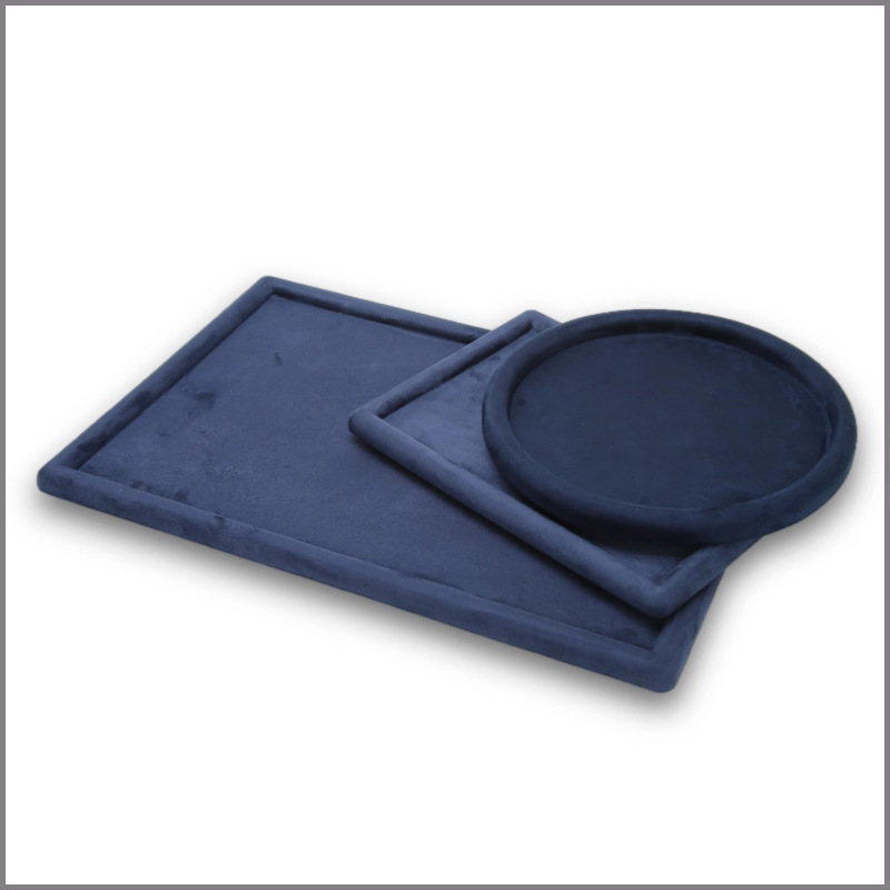 Подложка за бижута в скандинавски стил от фланел, еднослойна, висок клас, шевно изпълнение