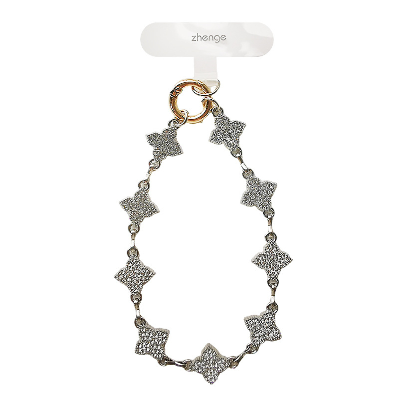 Telefona lanyarda rokassprādze ar ģeometrisku piekari, rokdarbs, sieviešu stilā, Jane