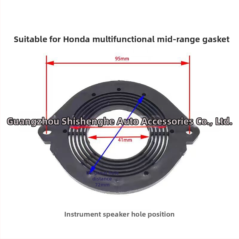Suport de montare pentru difuzoare cu garnitură pentru panoul de bord — pentru Toyota, Honda, Nissan și Mazda; difuzoare mid-range și înalte
