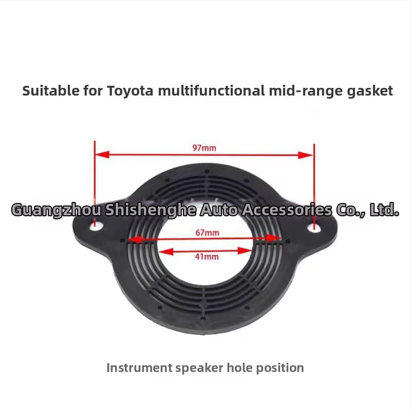 Suport de montare pentru difuzoare cu garnitură pentru panoul de bord — pentru Toyota, Honda, Nissan și Mazda; difuzoare mid-range și înalte
