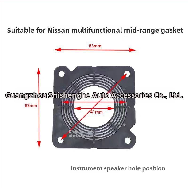 Suport de montare pentru difuzoare cu garnitură pentru panoul de bord — pentru Toyota, Honda, Nissan și Mazda; difuzoare mid-range și înalte