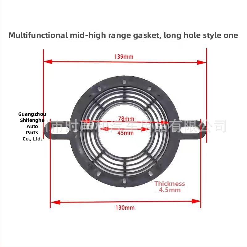 Suport de montare pentru difuzoare cu garnitură pentru panoul de bord — pentru Toyota, Honda, Nissan și Mazda; difuzoare mid-range și înalte