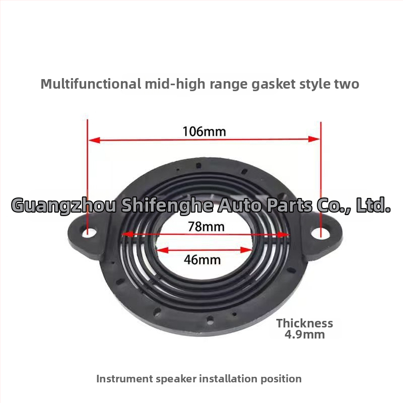 Suport de montare pentru difuzoare cu garnitură pentru panoul de bord — pentru Toyota, Honda, Nissan și Mazda; difuzoare mid-range și înalte