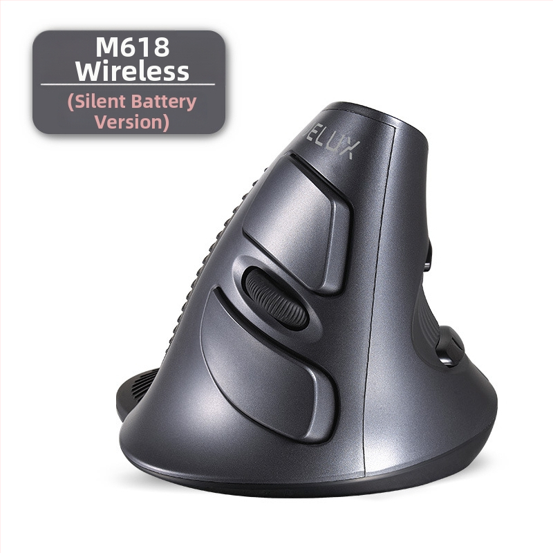 Вертикална USB ергономична мишка, 5 бутона, оптичен сензор, модел M618