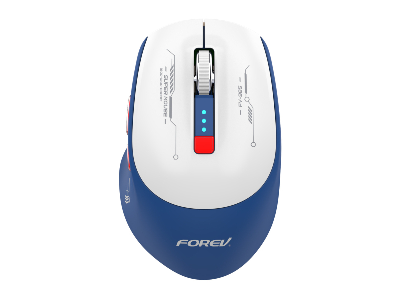 FOREV Bežična gaming miša, 1600dpi, 5 tipki, 2,4GHz USB bežična veza, USB sučelje, punjiva