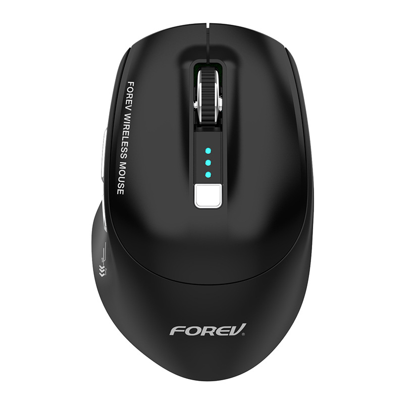 FOREV Bežična gaming miša, 1600dpi, 5 tipki, 2,4GHz USB bežična veza, USB sučelje, punjiva