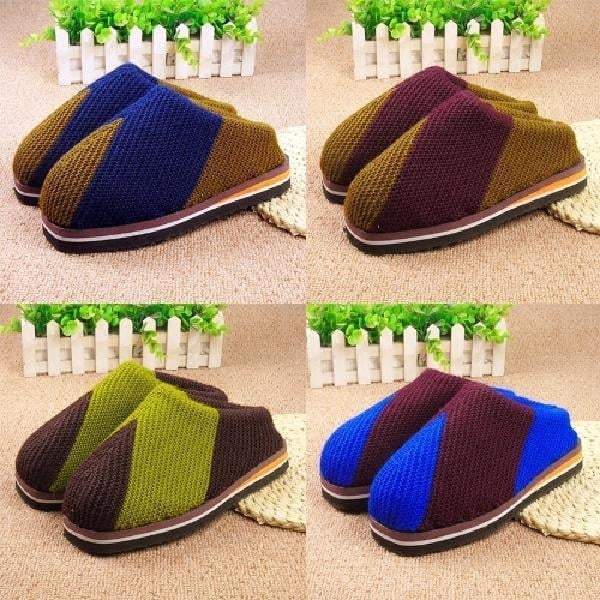 Rankų darbo vilnonės namų šlepetės, odinė įdėklė, vulkanizuotas gumos padas, lengvos ir patvarios