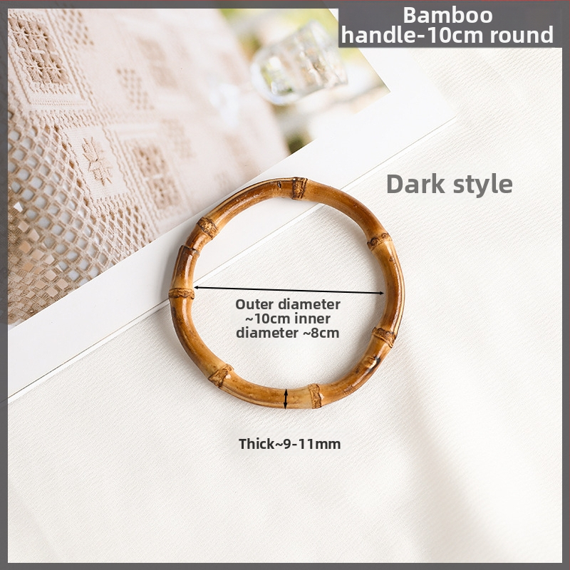 DIY υφαντή λαβή τσάντας — μέταλλο, κομψό στυλ ώριμης γυναίκας, σχέδιο: άλλο