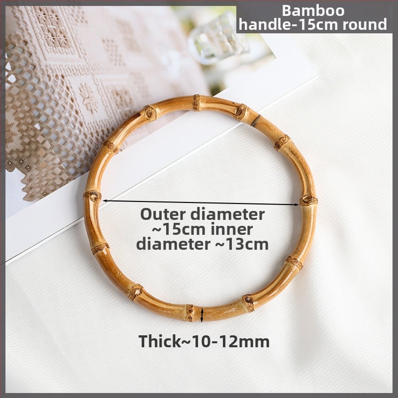 DIY υφαντή λαβή τσάντας — μέταλλο, κομψό στυλ ώριμης γυναίκας, σχέδιο: άλλο