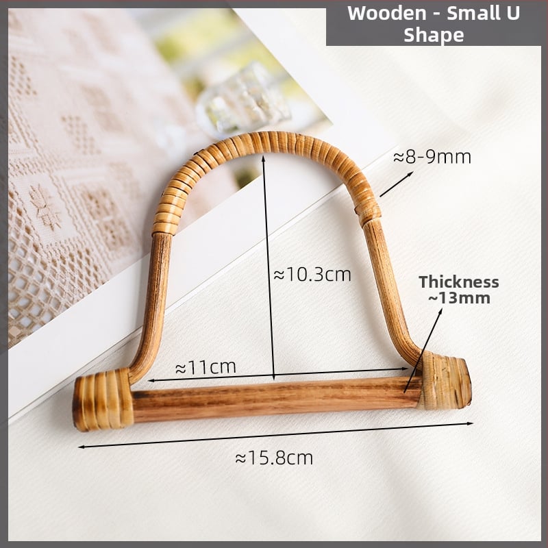 DIY υφαντή λαβή τσάντας — μέταλλο, κομψό στυλ ώριμης γυναίκας, σχέδιο: άλλο