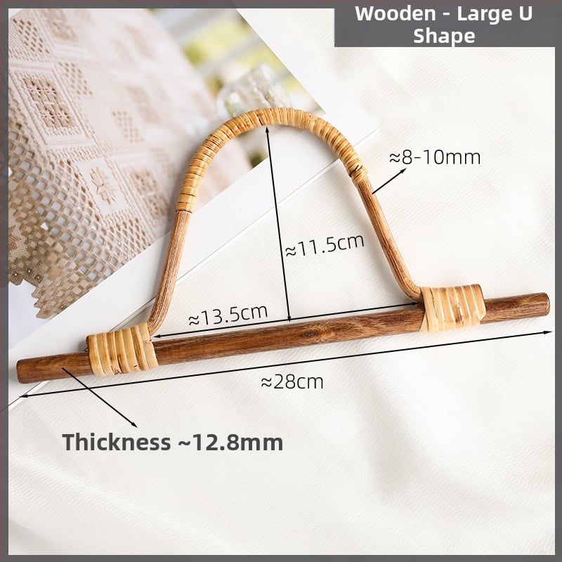 DIY υφαντή λαβή τσάντας — μέταλλο, κομψό στυλ ώριμης γυναίκας, σχέδιο: άλλο