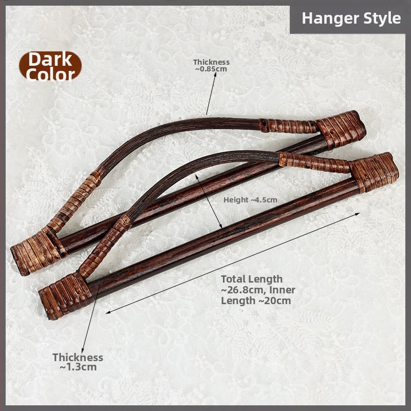 DIY υφαντή λαβή τσάντας — μέταλλο, κομψό στυλ ώριμης γυναίκας, σχέδιο: άλλο