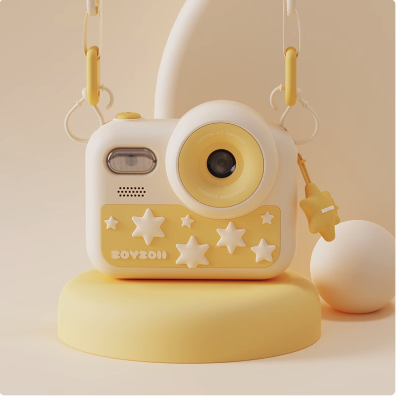 Детска камера-играчка с 3,0-инчов LCD, резолюция 4800 пиксела, съхранение на карта памет, батерия 1000mAh, снимане и видеозапис, непрекъснат режим на снимане