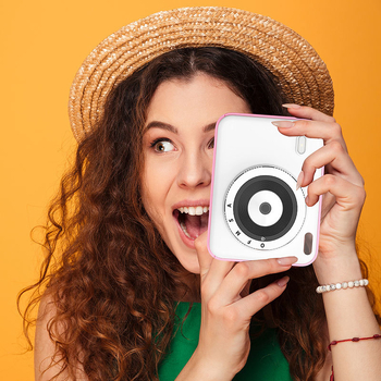 Cameră digitală pentru imprimare color – compactă, complet automată, senzor CCD de 48 MP, zoom optic 16x, obiectiv tip periscop, stabilizare opticӗ a imaginii, ecran LCD 2.8"