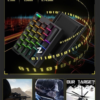 Jednoručna numerička tipkovnica s magnetskom osi, 8K RGB pozadinsko osvjetljenje, žičana gaming tipkovnica