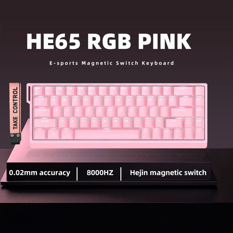 Jednoručna numerička tipkovnica s magnetskom osi, 8K RGB pozadinsko osvjetljenje, žičana gaming tipkovnica