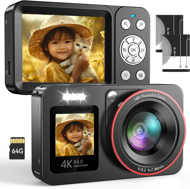 Smart κάμερα με CCD αισθητήρα, 64MP, 18x οπτικό ζουμ, περισκοπικός φακός, αισθητήρας 2/3 ιντσών