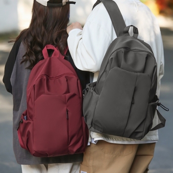Unisex nylon ruksak, prozračan, za 15-inčni prijenosnik, ispod 20 L, remeni s jastucima zraka, gradski minimalistički stil, Zima 2023