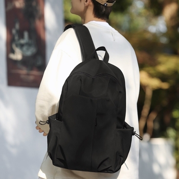 Unisex nylon ruksak, prozračan, za 15-inčni prijenosnik, ispod 20 L, remeni s jastucima zraka, gradski minimalistički stil, Zima 2023