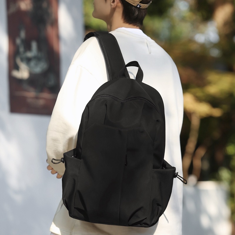Unisex nylon ruksak, prozračan, za 15-inčni prijenosnik, ispod 20 L, remeni s jastucima zraka, gradski minimalistički stil, Zima 2023