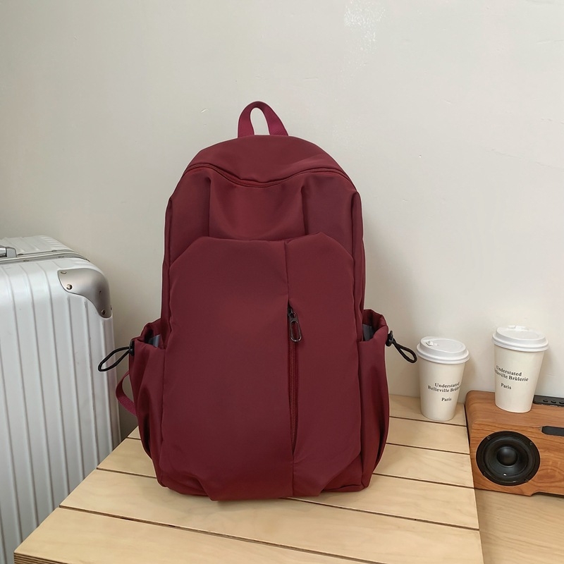 Unisex nylon ruksak, prozračan, za 15-inčni prijenosnik, ispod 20 L, remeni s jastucima zraka, gradski minimalistički stil, Zima 2023