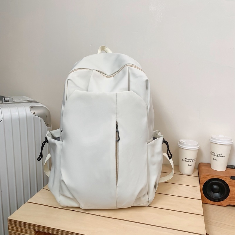 Unisex nylon ruksak, prozračan, za 15-inčni prijenosnik, ispod 20 L, remeni s jastucima zraka, gradski minimalistički stil, Zima 2023