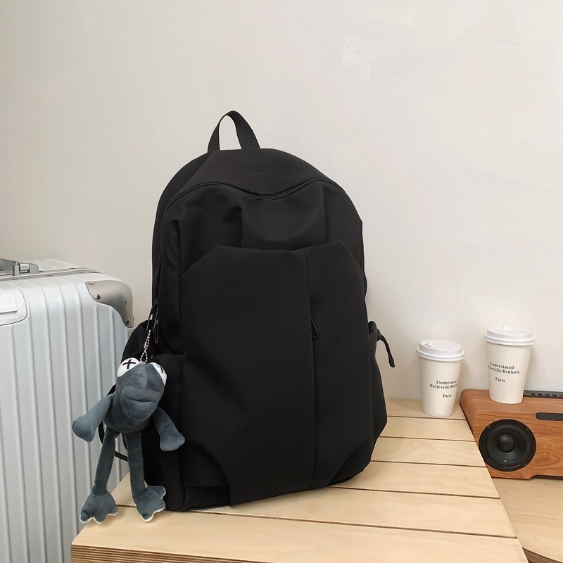 Unisex nylon ruksak, prozračan, za 15-inčni prijenosnik, ispod 20 L, remeni s jastucima zraka, gradski minimalistički stil, Zima 2023