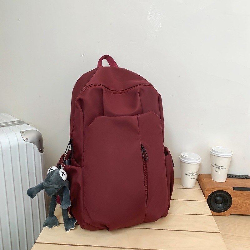 Unisex nylon ruksak, prozračan, za 15-inčni prijenosnik, ispod 20 L, remeni s jastucima zraka, gradski minimalistički stil, Zima 2023