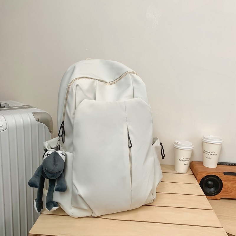 Unisex nylon ruksak, prozračan, za 15-inčni prijenosnik, ispod 20 L, remeni s jastucima zraka, gradski minimalistički stil, Zima 2023