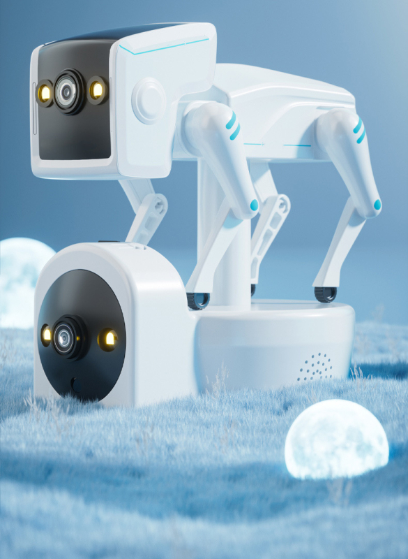 Inteliģenta iekšējā kamera 1080p, 3.6mm objektīvs, nakts redze, divu ekrānu skatījums, vadība ar lietotni