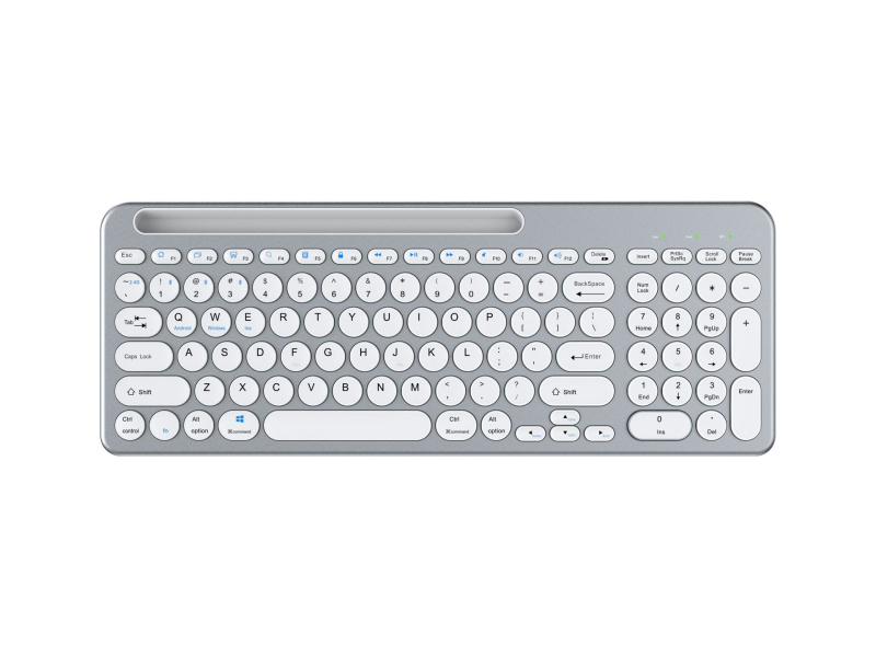 Sada klávesnice a myši so tri režimami, dobíjateľná, tichá, bezdrôtová Bluetooth 2.4G — 105 kláves, Plug-and-Play