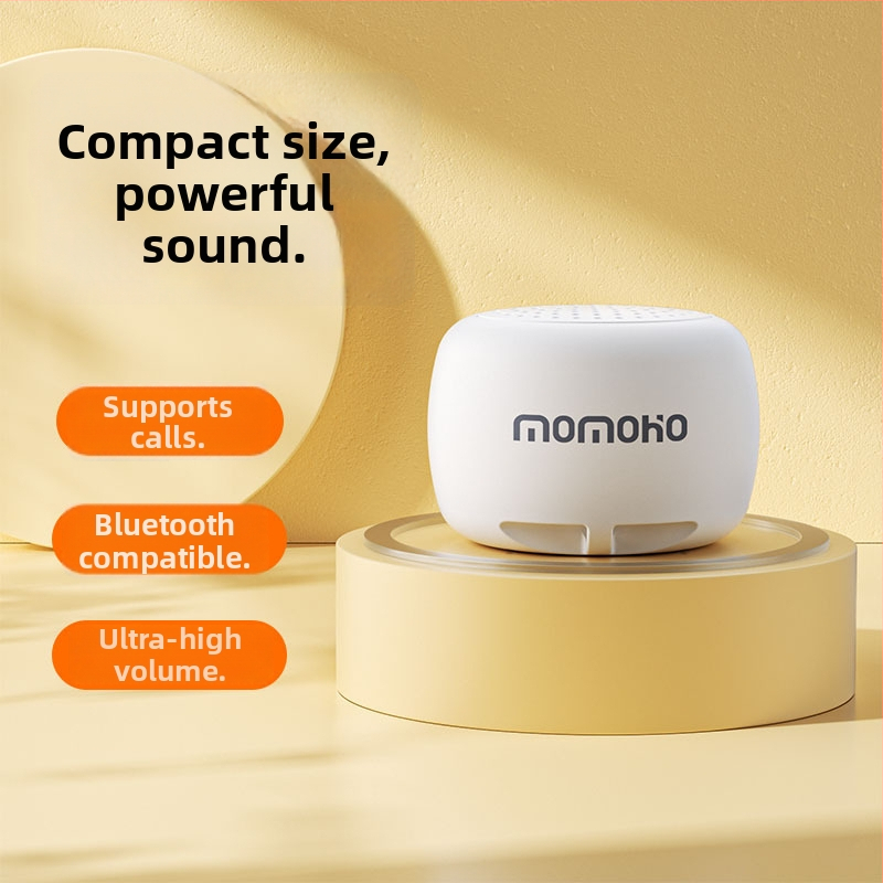 Prenosný Bluetooth reproduktor – kompaktný vonkajší mini reproduktor (Bluetooth 5.0, 2W, dosah 10 m, frekvenčné pásmo 150Hz–16kHz, USB nabíjanie)