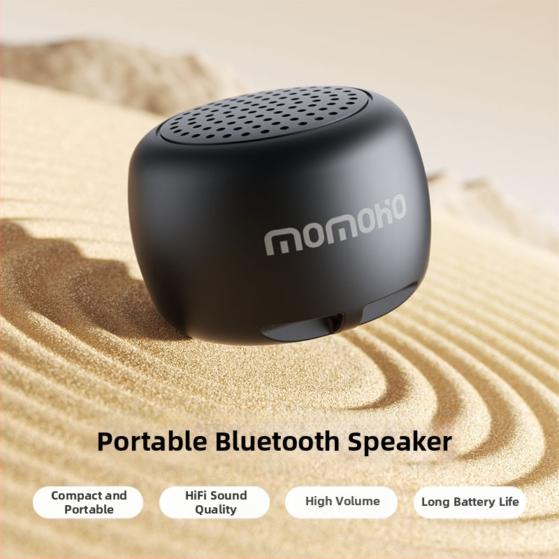 Prenosný Bluetooth reproduktor – kompaktný vonkajší mini reproduktor (Bluetooth 5.0, 2W, dosah 10 m, frekvenčné pásmo 150Hz–16kHz, USB nabíjanie)