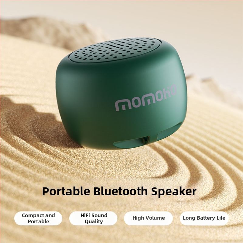 Prenosný Bluetooth reproduktor – kompaktný vonkajší mini reproduktor (Bluetooth 5.0, 2W, dosah 10 m, frekvenčné pásmo 150Hz–16kHz, USB nabíjanie)