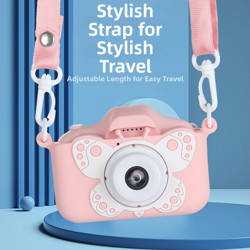 X8/X7 Butterfly Cat Detská kamera – HD dvojlencový, 2.0-palcový LCD, 20MP, slot na pamäťovú kartu, hry, fotenie a nahrávanie videa