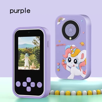 Παιδική εκπαιδευτική κάμερα-παιχνίδι με διπλή κάμερα, περισκοπικός φακός, αποθήκευση TF κάρτας, USB 2.0, βίντεο selfie