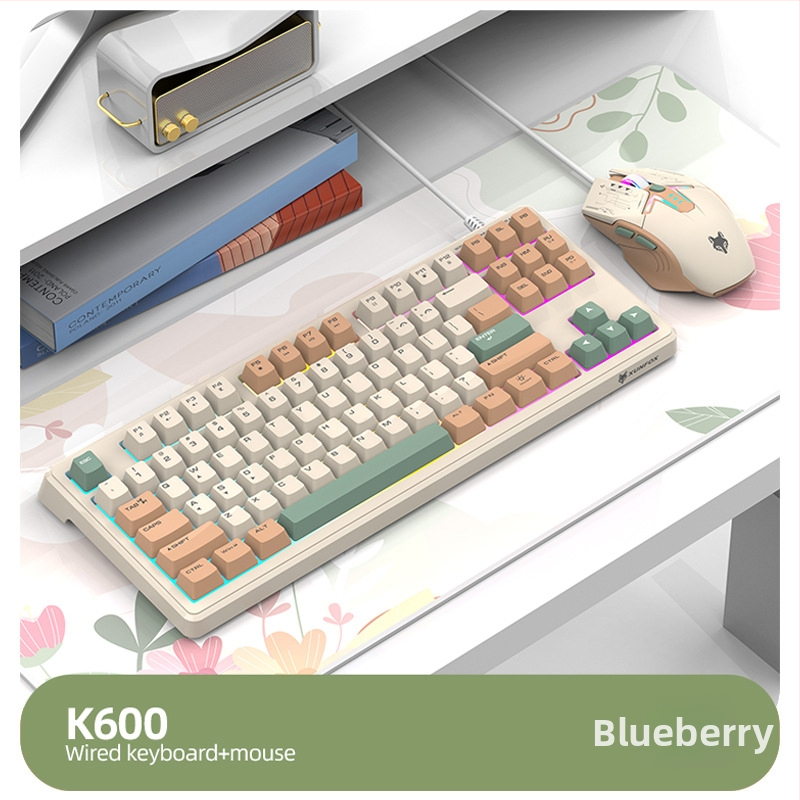 Tastatură cu membrană, cu fir, până la 87 taste, iluminare de fundal, rezistentă la apă